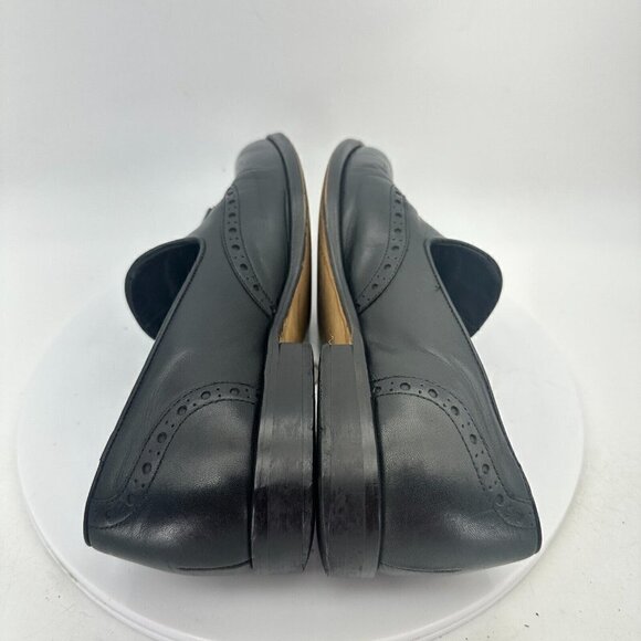 Salamander France Men Size 7.5 EU 40 Tasseled Loafer Slip On Shoes Black Leather - Picture 8 of 13
